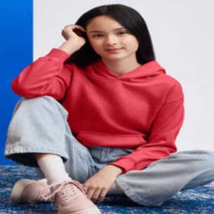 Sudadera con capucha de polar de peso medio estilo suave para jóvenes de Gidan